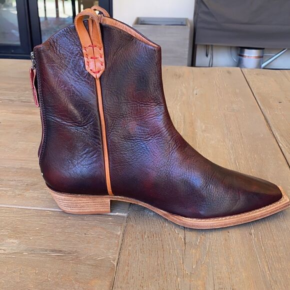 We The Free Wesley Western Ankle Boots – Brown Leather – US 11 – NWOB - Picture 12 of 15